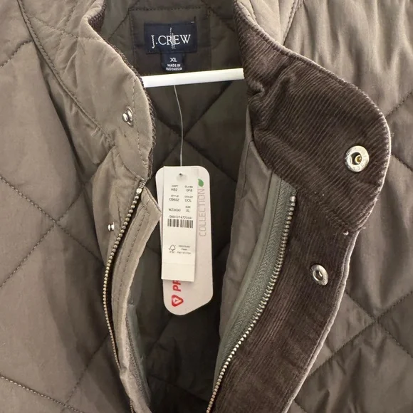J. Crew Mens Sussex Quilted Jacket with PrimaLoft